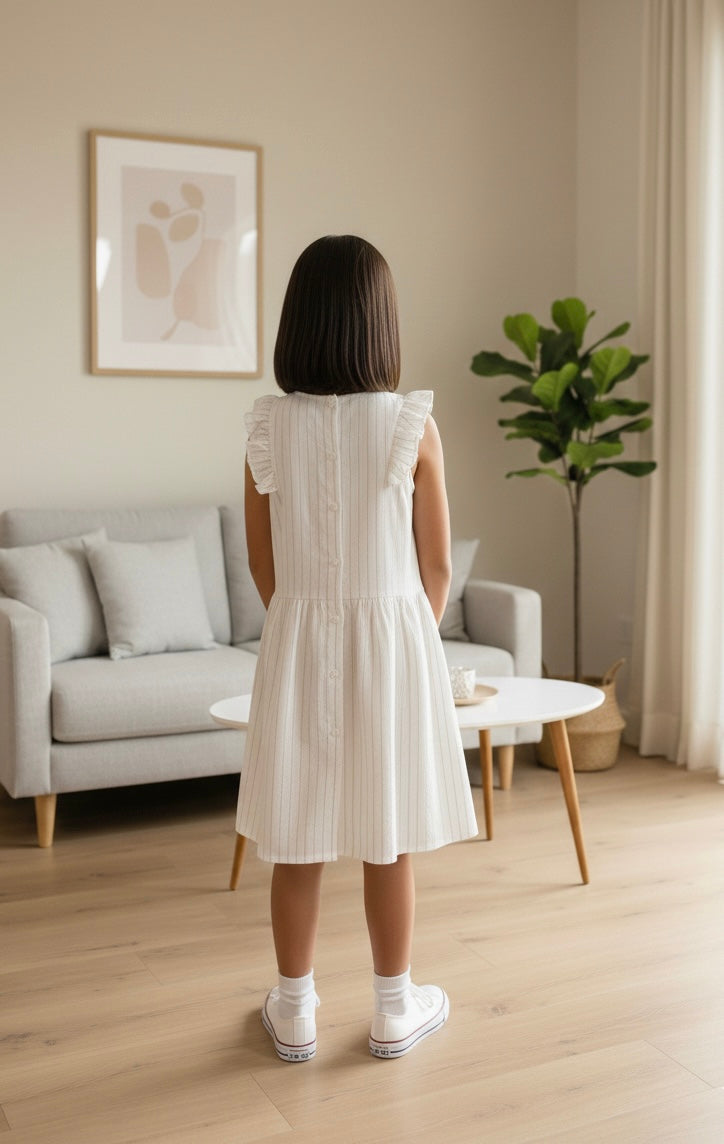 •	Willow Pinstripe Dress