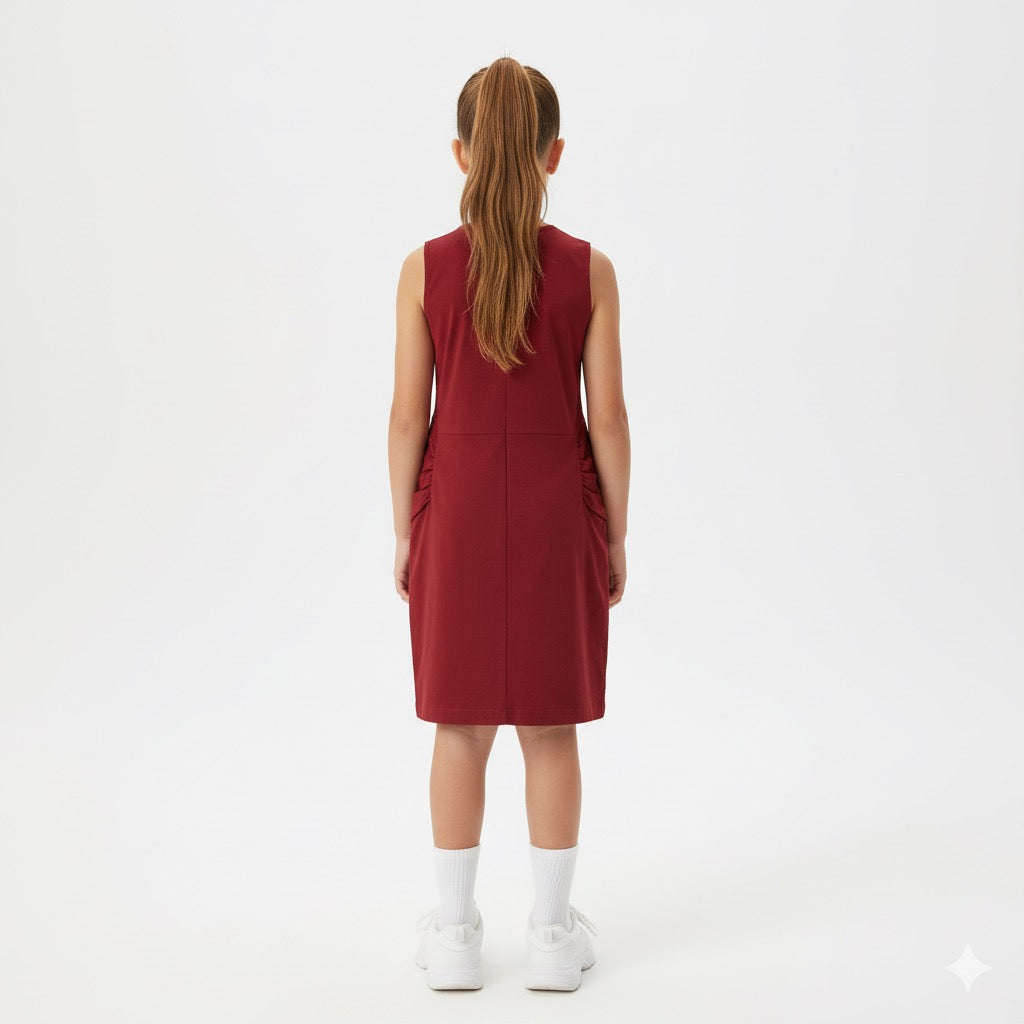 Spring Breeze Red Dress