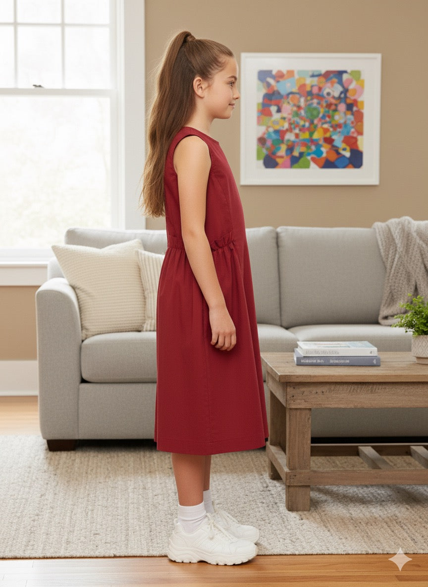 Spring Breeze Red Dress